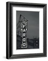 Fargo Theater Sign, Fargo, North Dakota, USA-Walter Bibikow-Framed Photographic Print