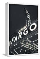 Fargo Theater Sign, Fargo, North Dakota, USA-Walter Bibikow-Framed Photographic Print