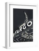 Fargo Theater Sign, Fargo, North Dakota, USA-Walter Bibikow-Framed Photographic Print