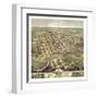 Faribault, Minnesota - Panoramic Map-Lantern Press-Framed Art Print