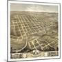 Faribault, Minnesota - Panoramic Map-Lantern Press-Mounted Premium Giclee Print