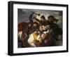 Farinata Degli Uberti, a 13th Century Florentine Ghibelline Leader, at the Battle of Serchio, 1842-Giuseppe Sabatelli-Framed Giclee Print