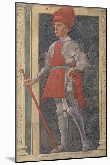 Farinata Degli Uberti (D.1264) from the Villa Carducci Series of Famous Men and Women-Andrea Del Castagno-Mounted Giclee Print