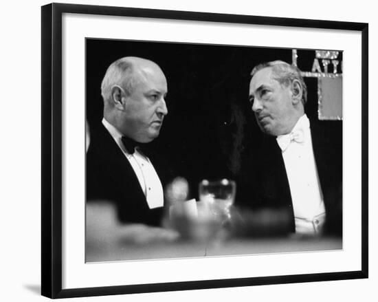 Farley and James M Curley at Boston Democratic Dinner-Arthur Griffin-Framed Premium Photographic Print