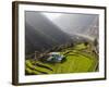 Farm Among a Green Fields Close to Rishikesh, Uttarkhand, India, Asia-null-Framed Photographic Print