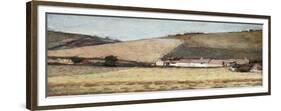 Farm Among the Hills, Near Giverny, 1898-Theodore Robinson-Framed Premium Giclee Print