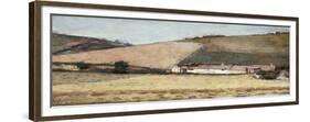 Farm Among the Hills, Near Giverny, 1898-Theodore Robinson-Framed Giclee Print