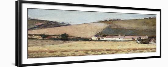 Farm Among the Hills, Near Giverny, 1898-Theodore Robinson-Framed Giclee Print