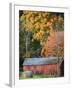 Farm and Barn, Missouri River Valley, Matson, Missouri, USA-Walter Bibikow-Framed Premium Photographic Print