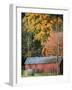 Farm and Barn, Missouri River Valley, Matson, Missouri, USA-Walter Bibikow-Framed Photographic Print