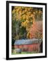 Farm and Barn, Missouri River Valley, Matson, Missouri, USA-Walter Bibikow-Framed Photographic Print