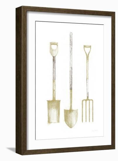 Farm and Garden VII Gold-Avery Tillmon-Framed Art Print