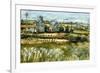 Farm And Sea-Joan Thewsey-Framed Giclee Print