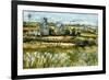 Farm And Sea-Joan Thewsey-Framed Giclee Print