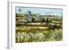 Farm And Sea-Joan Thewsey-Framed Giclee Print