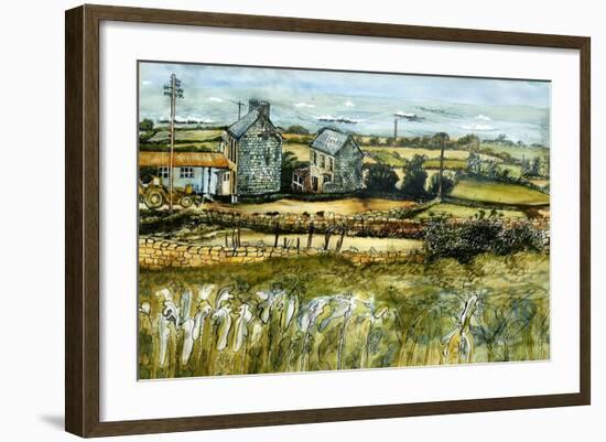 Farm And Sea-Joan Thewsey-Framed Giclee Print