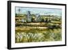 Farm And Sea-Joan Thewsey-Framed Giclee Print