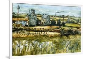 Farm And Sea-Joan Thewsey-Framed Giclee Print