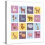 Farm Animals Set-Macrovector-Stretched Canvas