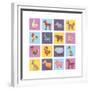 Farm Animals Set-Macrovector-Framed Premium Giclee Print