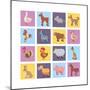 Farm Animals Set-Macrovector-Mounted Premium Giclee Print