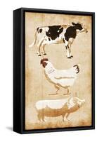 Farm Animals-OnRei-Framed Stretched Canvas