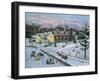 Farm at Dusk-Bob Fair-Framed Giclee Print