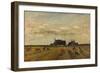 Farm at Kerity, Brittany-Charles-François Daubigny-Framed Premium Giclee Print