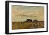 Farm at Kerity, Brittany-Charles-François Daubigny-Framed Premium Giclee Print