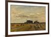 Farm at Kerity, Brittany-Charles-François Daubigny-Framed Giclee Print