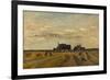 Farm at Kerity, Brittany-Charles-François Daubigny-Framed Giclee Print