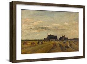 Farm at Kerity, Brittany-Charles-François Daubigny-Framed Giclee Print