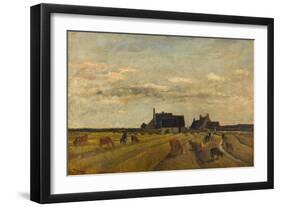 Farm at Kerity, Brittany-Charles-François Daubigny-Framed Giclee Print