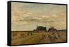 Farm at Kerity, Brittany-Charles-François Daubigny-Framed Stretched Canvas