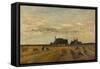 Farm at Kerity, Brittany-Charles-François Daubigny-Framed Stretched Canvas