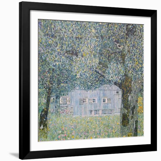 Farm at Oberoesterreich, 1911-Gustav Klimt-Framed Art Print