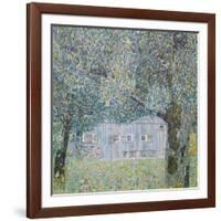 Farm at Oberoesterreich, 1911-Gustav Klimt-Framed Art Print