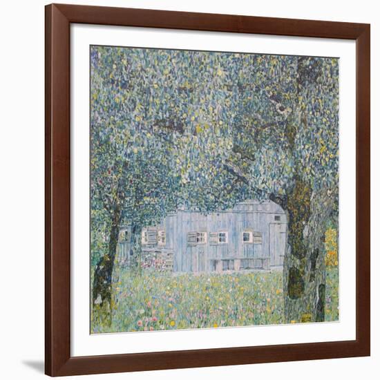 Farm at Oberoesterreich, 1911-Gustav Klimt-Framed Art Print