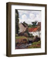 Farm at Osny, 1883-Paul Gauguin-Framed Giclee Print