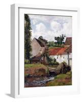 Farm at Osny, 1883-Paul Gauguin-Framed Giclee Print