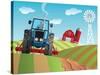 Farm Background-Nikola Knezevic-Stretched Canvas