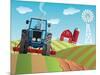 Farm Background-Nikola Knezevic-Mounted Art Print