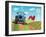 Farm Background-Nikola Knezevic-Framed Art Print