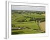 Farm Beside Carreg Cennon Castle, Brecon Beacons National Park, Wales, United Kingdom, Europe-Julian Pottage-Framed Photographic Print