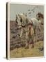 Farm Boy Leads a Plough Horse-Agnes M. Clausen-Stretched Canvas