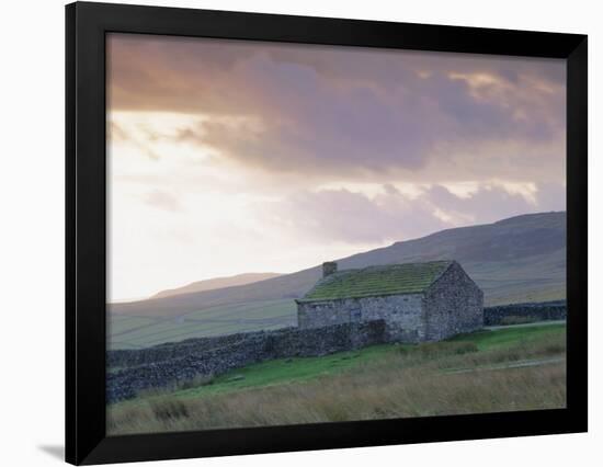 Farm Building, Swaledale, Yorkshire Dales National Park, Yorkshire, England, UK, Europe-Mark Mawson-Framed Premium Photographic Print