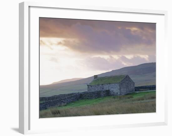 Farm Building, Swaledale, Yorkshire Dales National Park, Yorkshire, England, UK, Europe-Mark Mawson-Framed Photographic Print