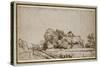 Farm Buildings Beside a Road-Rembrandt van Rijn-Stretched Canvas