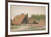 Farm Buildings, Dorchester, Oxfordshire-George Price Boyce-Framed Giclee Print