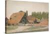 Farm Buildings, Dorchester, Oxfordshire-George Price Boyce-Stretched Canvas